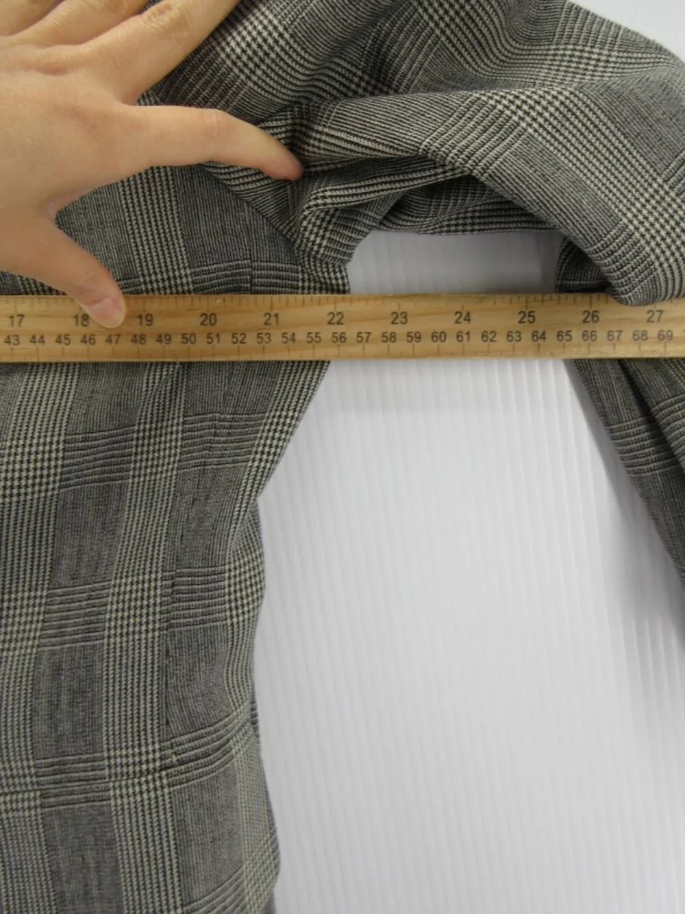 VGT Christian Dior Suit 12 Wool 2 Piece Pants Houndstooth USA 30X30 *